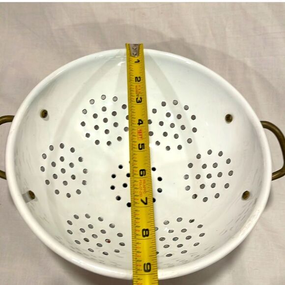 Kamensteing Colander/strainer Enamel Over Metal MCML XXXIV M Kamenstrin Inc - Picture 8 of 8